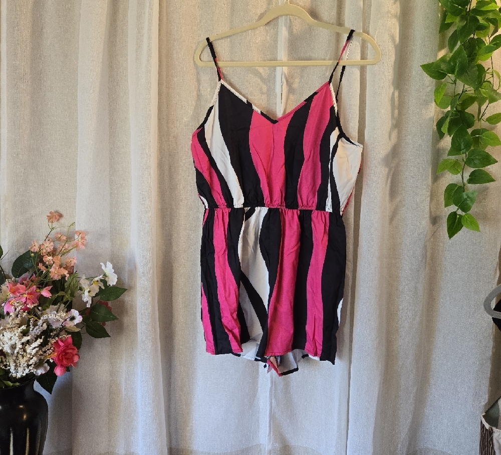 SHEIN Striped Romper